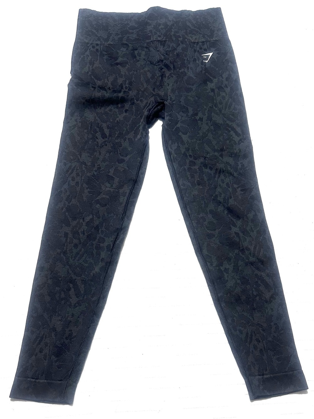 Gymshark Adapt Black Gray Camo Leggings
